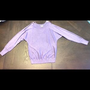 New York and company long sleeve cold shoulder sweater